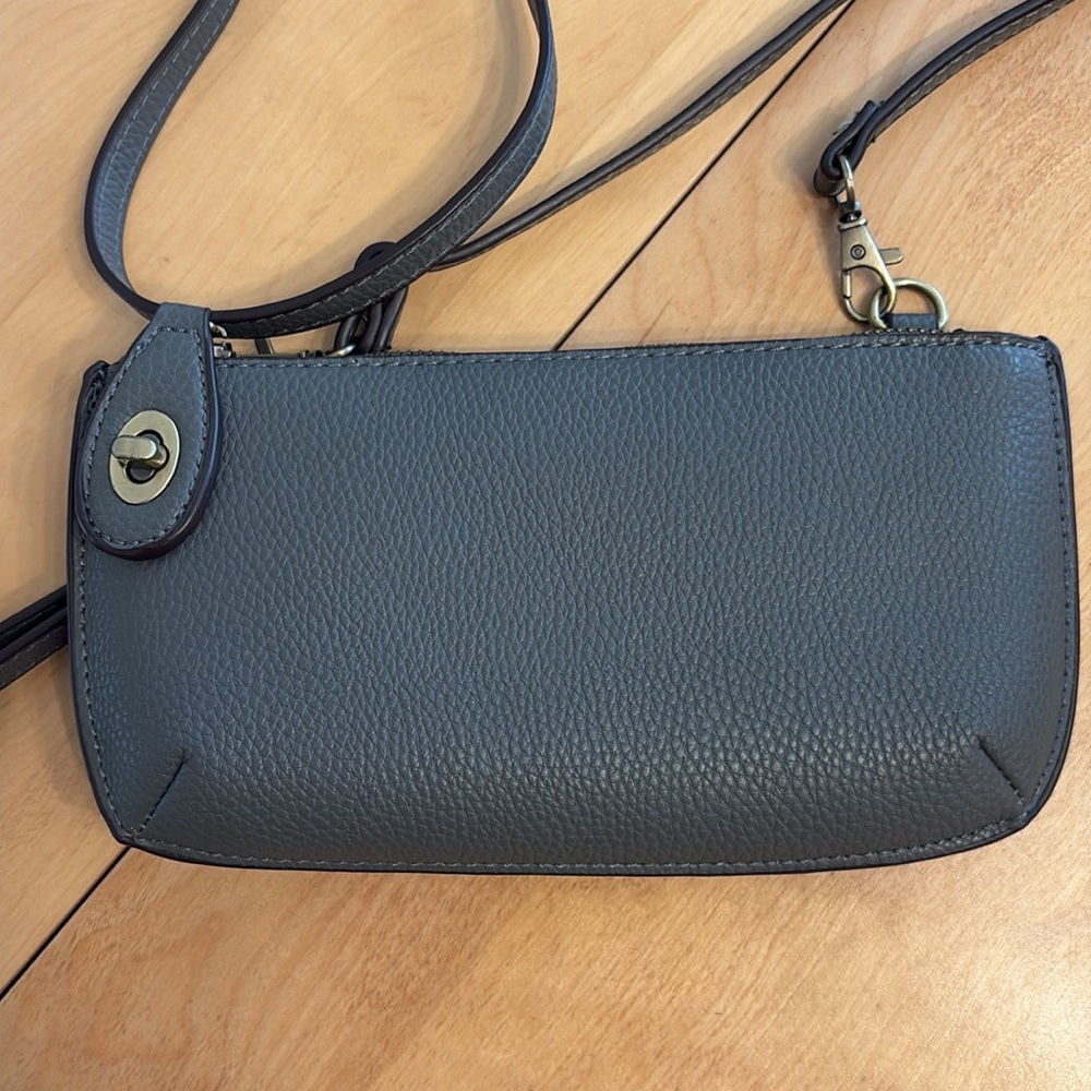 Joy Susan Crossbody Wristlet in Slate Gray - Picture 2 of 8